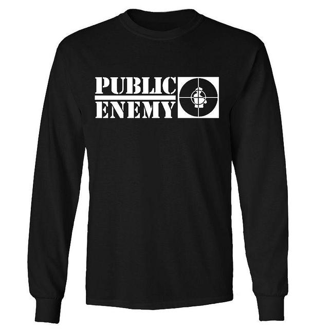 Mens Public Enemy Logo Long Sleeve Tee Product Image