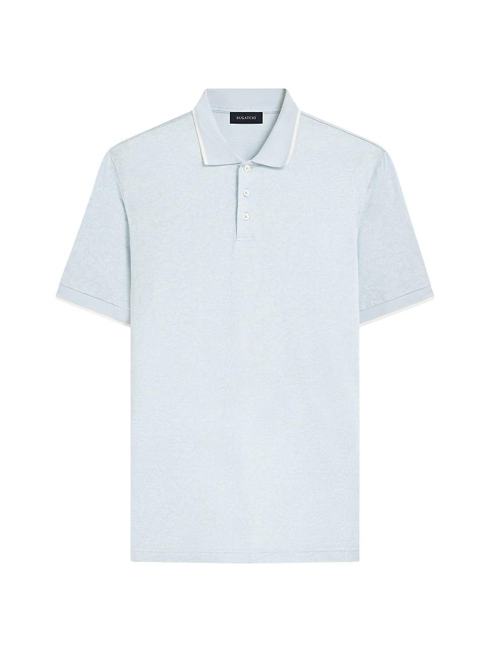 Mens Cotton-Blend Polo Shirt Product Image