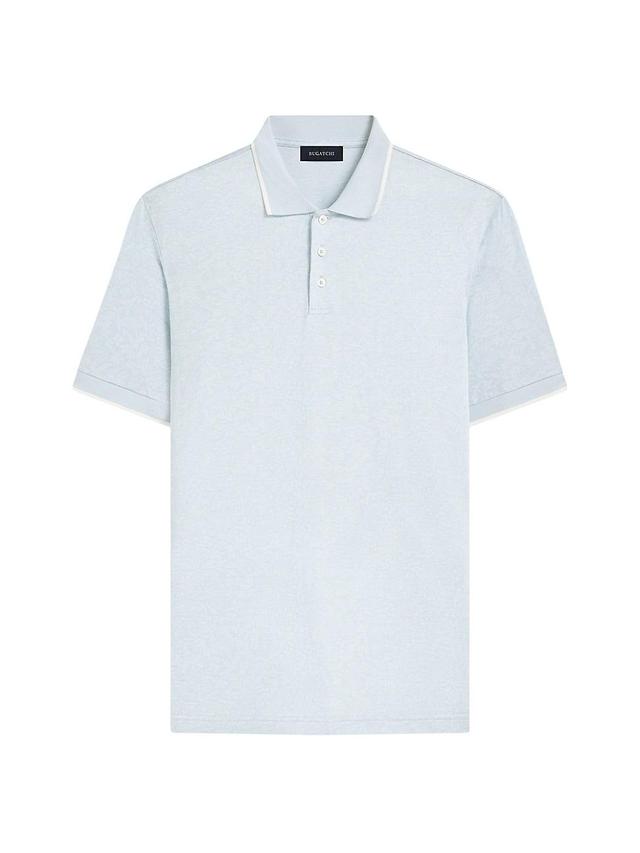 Mens Cotton-Blend Polo Shirt Product Image