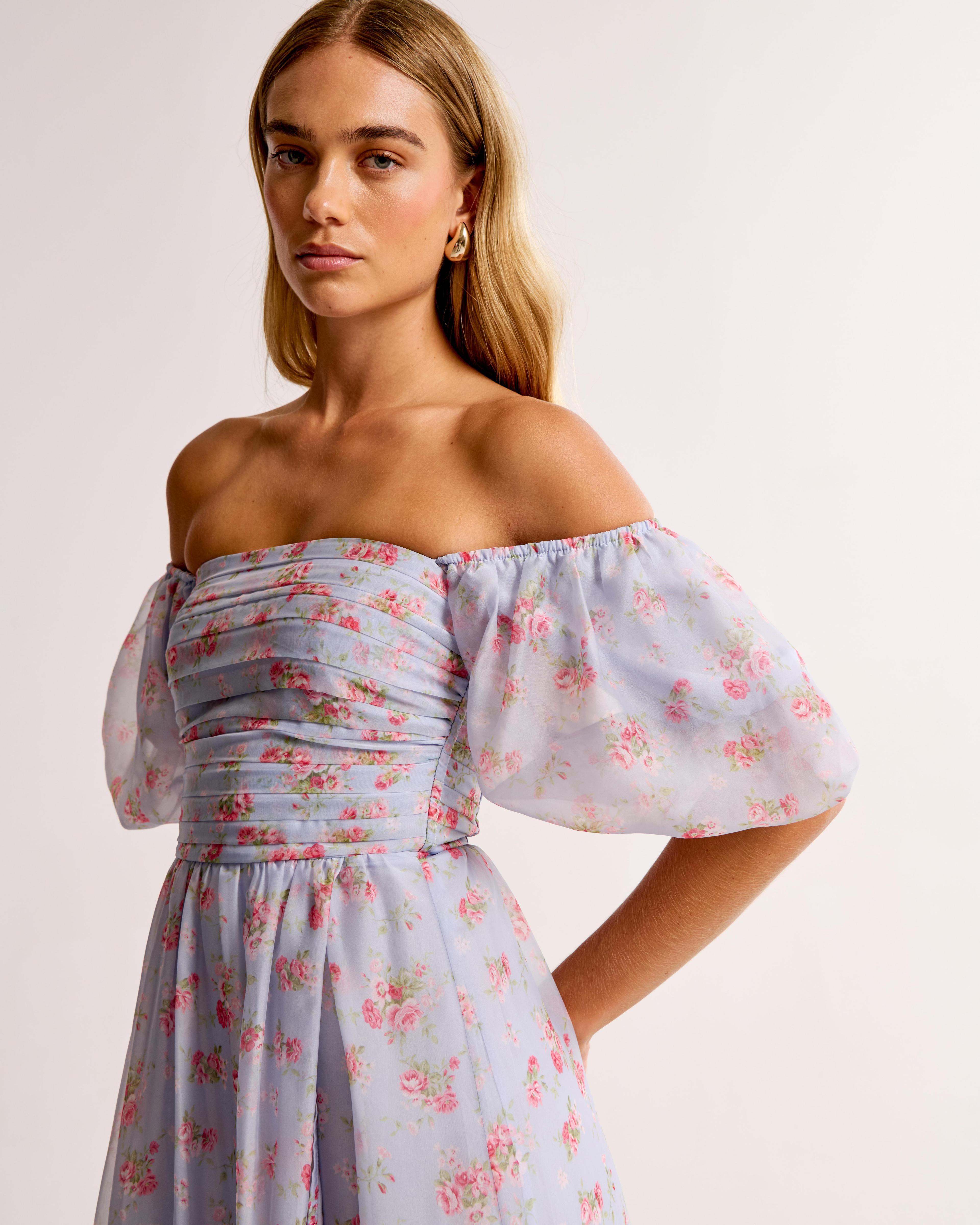 Emerson Off-The-Shoulder Drama Maxi Dress Product Image