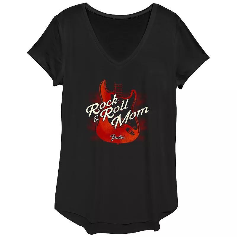 Womens Fender Rock & Roll Mom Graphic Tee Product Image