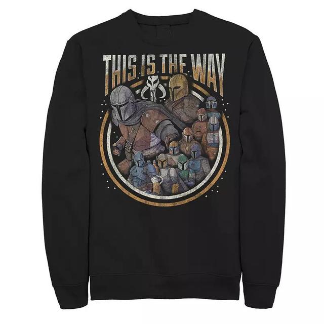 Mens Star Wars The Mandalorian Group Shot This Is The Way Sweatshirt Product Image