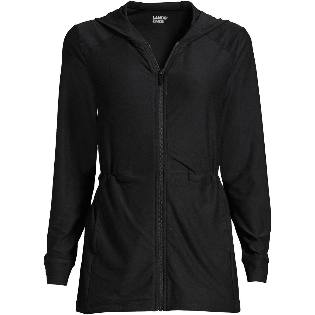 Womens Lands End Soft Performance Full-Zip Hoodie Product Image