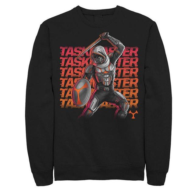 Mens Marvel Black Widow Taskmaster Action Pose Sweatshirt Product Image