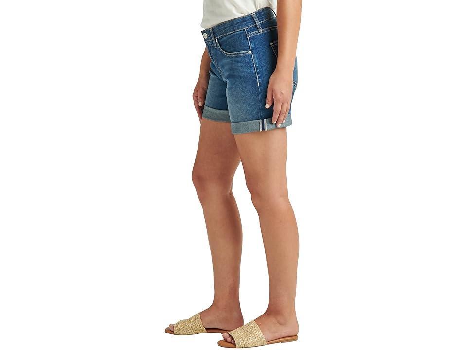 Jag Jeans Petite Alex Boyfriend Shorts (Brilliant 1) Women's Shorts Product Image