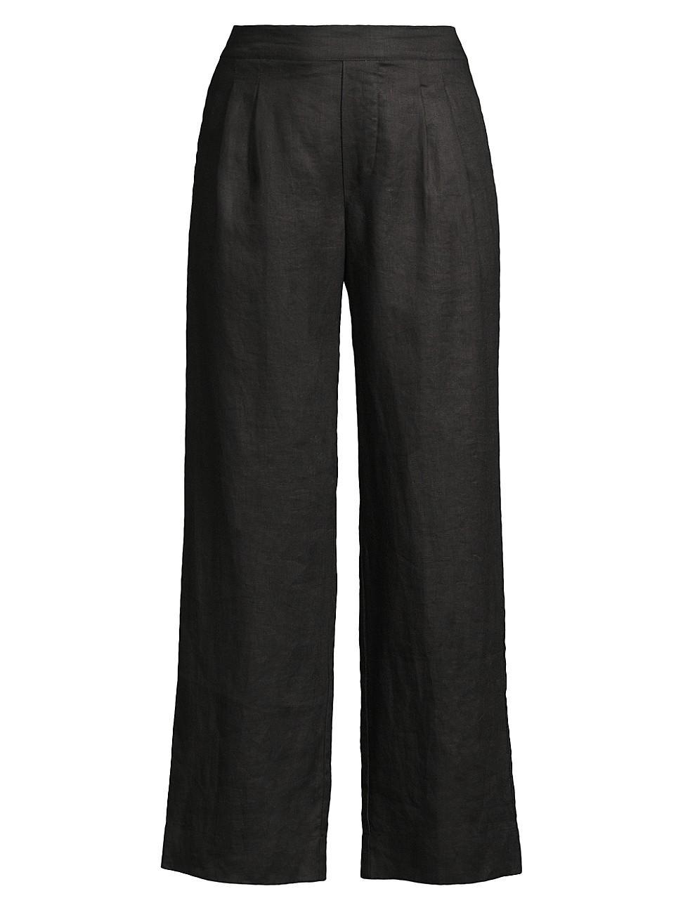 Womens Leigh Linen Pull-On Pants product image