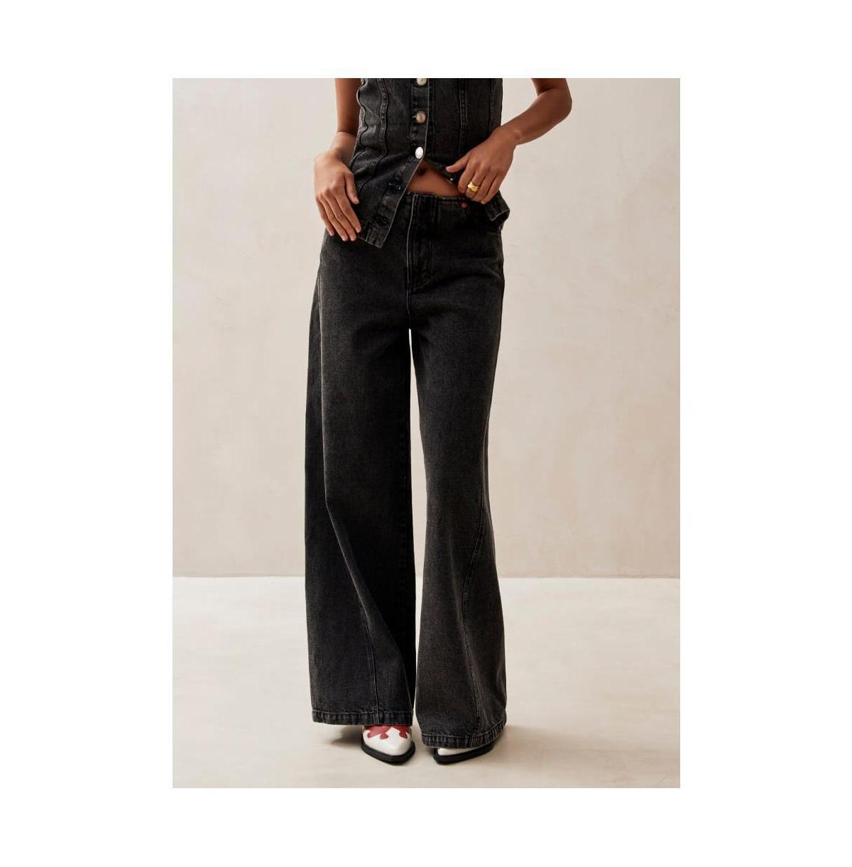 Alohas Womens Magda Denim Pants Product Image