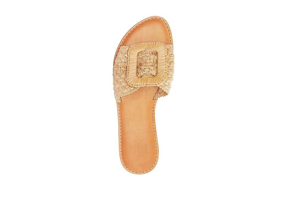 Schutz Cinna Flat (Natural) Women's Sandals Product Image