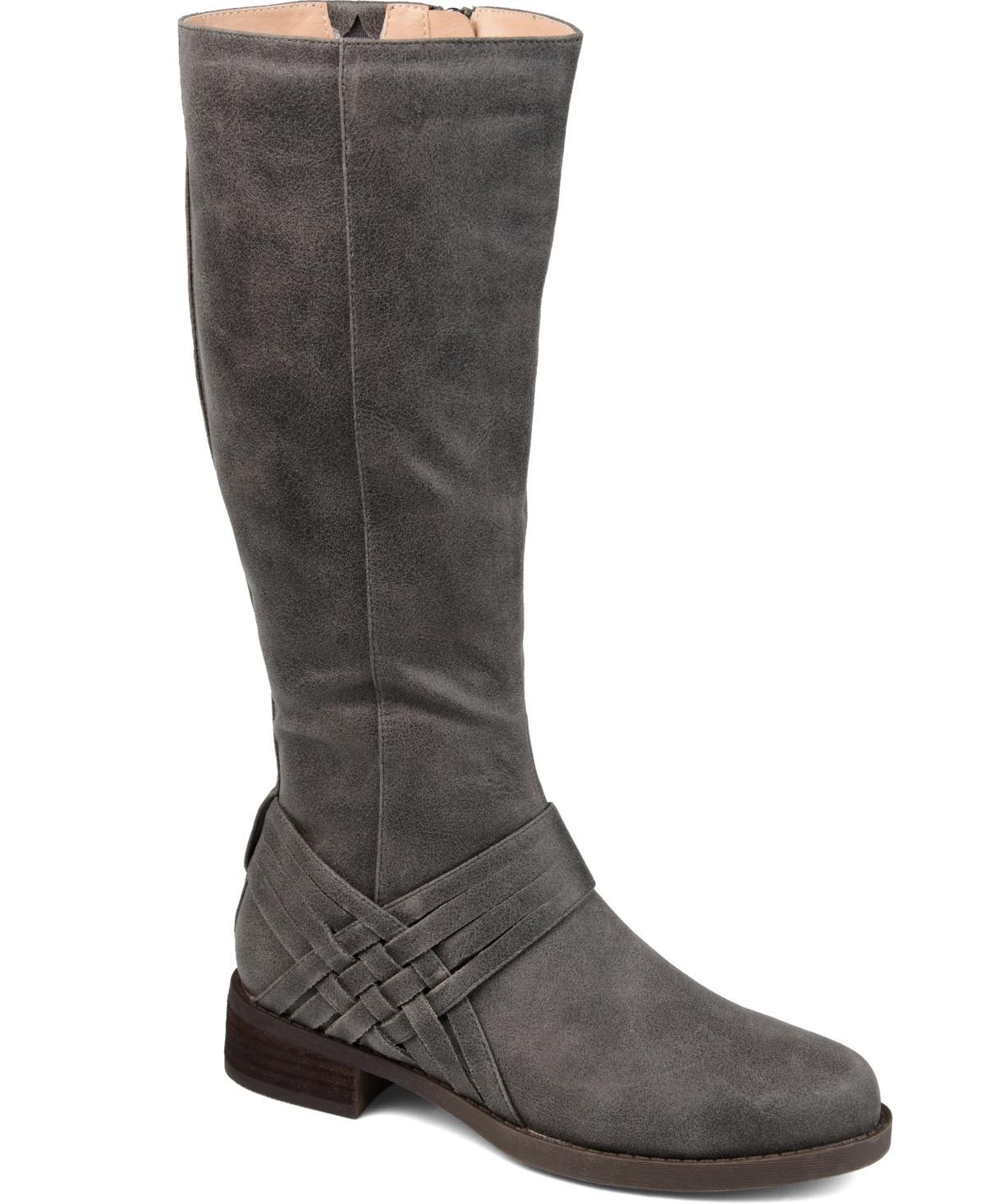 Journee Collection Meg Womens Tall Boots, Girls Grey Product Image
