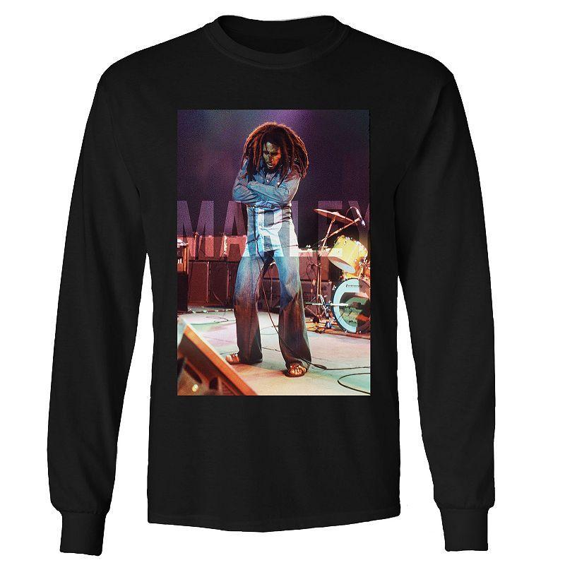 Mens Bob Marley Arms Crossed Long Sleeve Tee Product Image