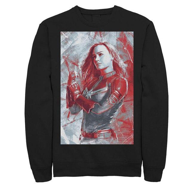 Mens Marvel Avengers Endgame Captain Marvel Painting Sweatshirt Product Image