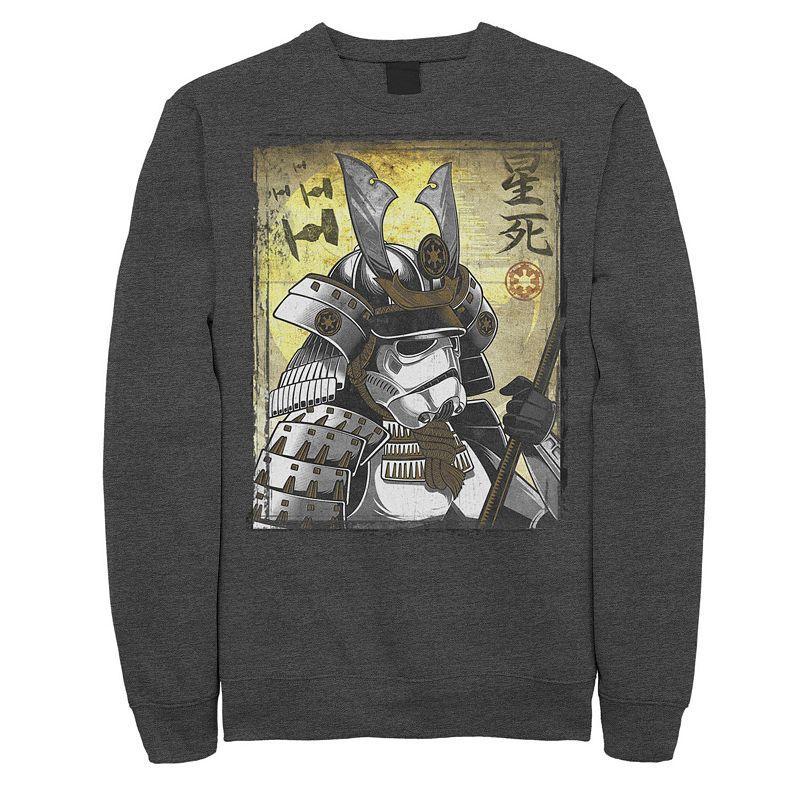 Mens Star Wars Samurai Trooper Kanji Sweatshirt Grey Heather Product Image