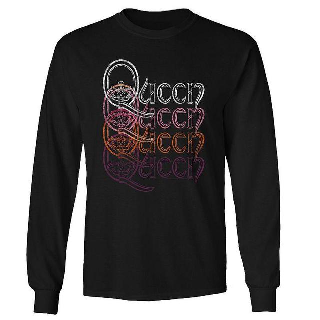 Mens Queen Repeat Logo Long Sleeve Product Image