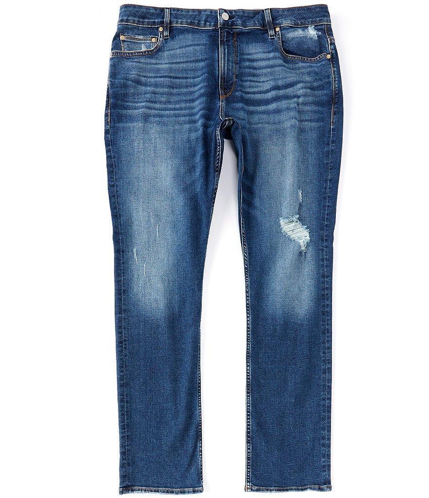 Guess Slim Fit Tapered Destructed Detail Jeans product image