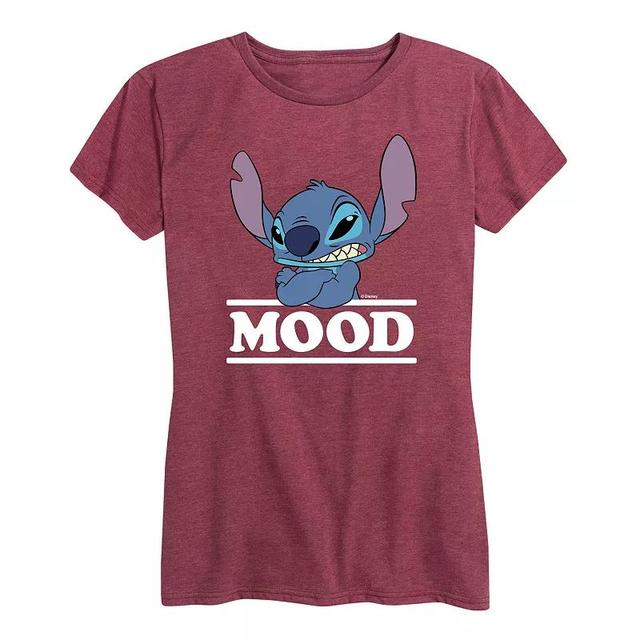 Disneys Lilo & Stitch Womens Mood Graphic Tee Product Image