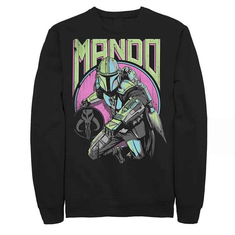 Mens Star Wars: The Mandalorian Mando New Wave and Icon Sweatshirt Product Image