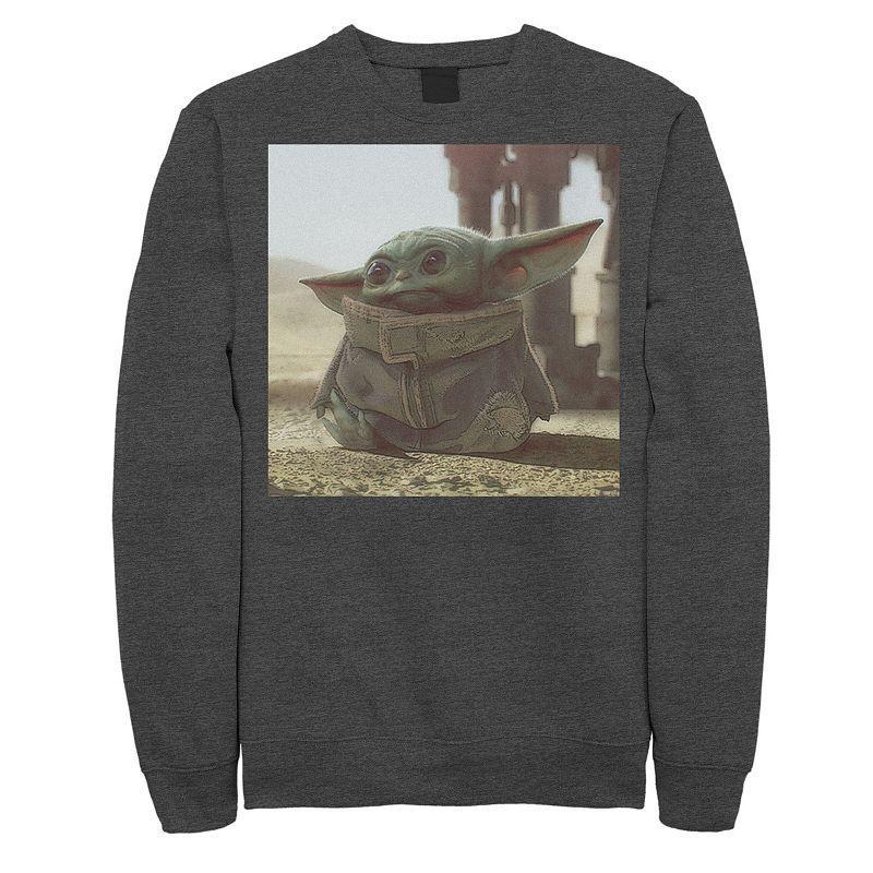 Mens Star Wars The Mandalorian The Child aka Baby Yoda Photograph Sweatshirt Product Image