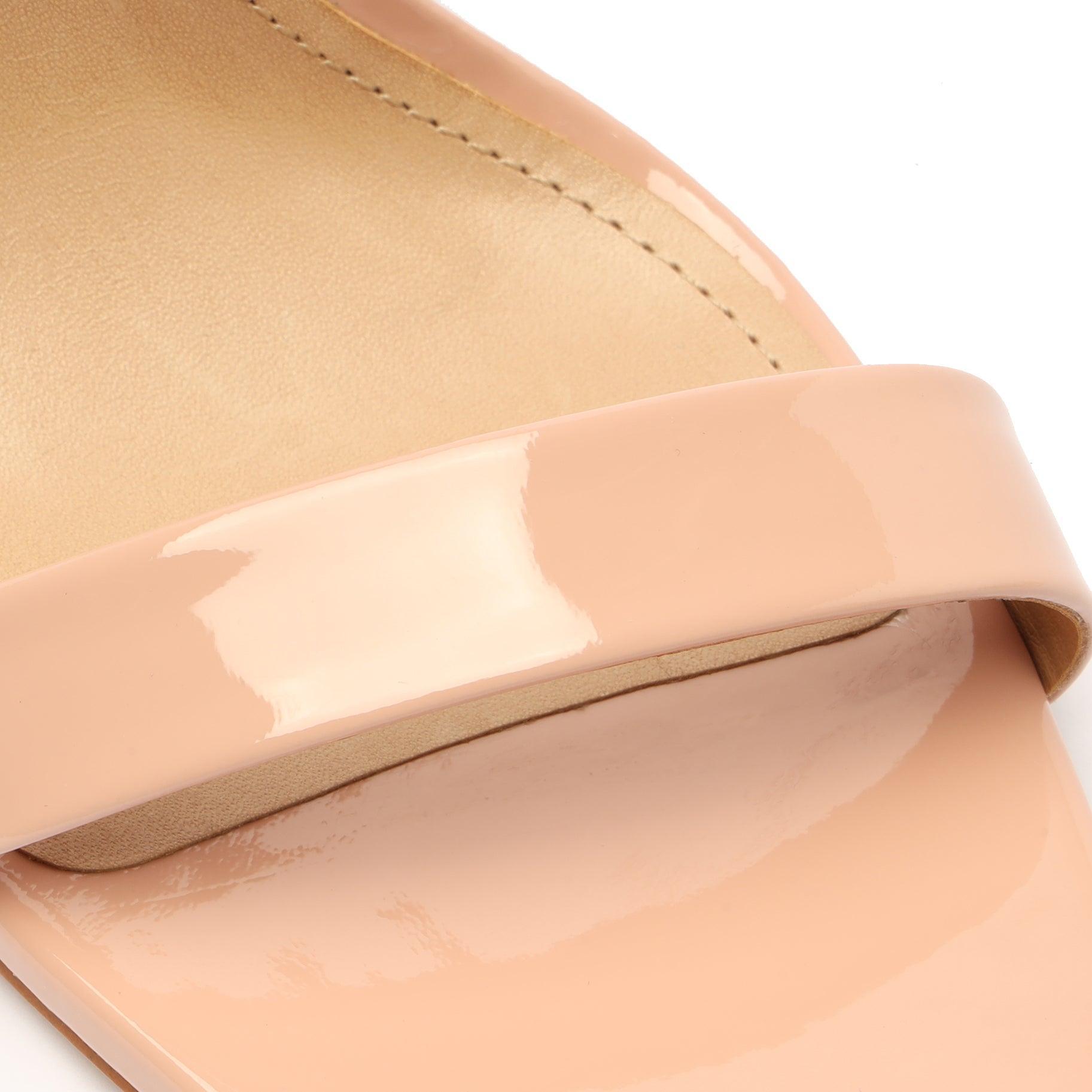 Filipa Sandal - 9.5 Rose Patent Leather Product Image