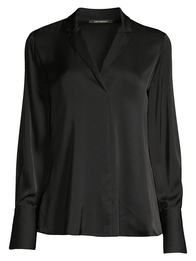 Womens Rebekah Stretch-Silk Blouse Product Image