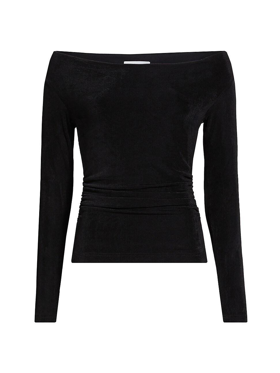 Womens Luna Off-The-Shoulder Long-Sleeve Top Product Image