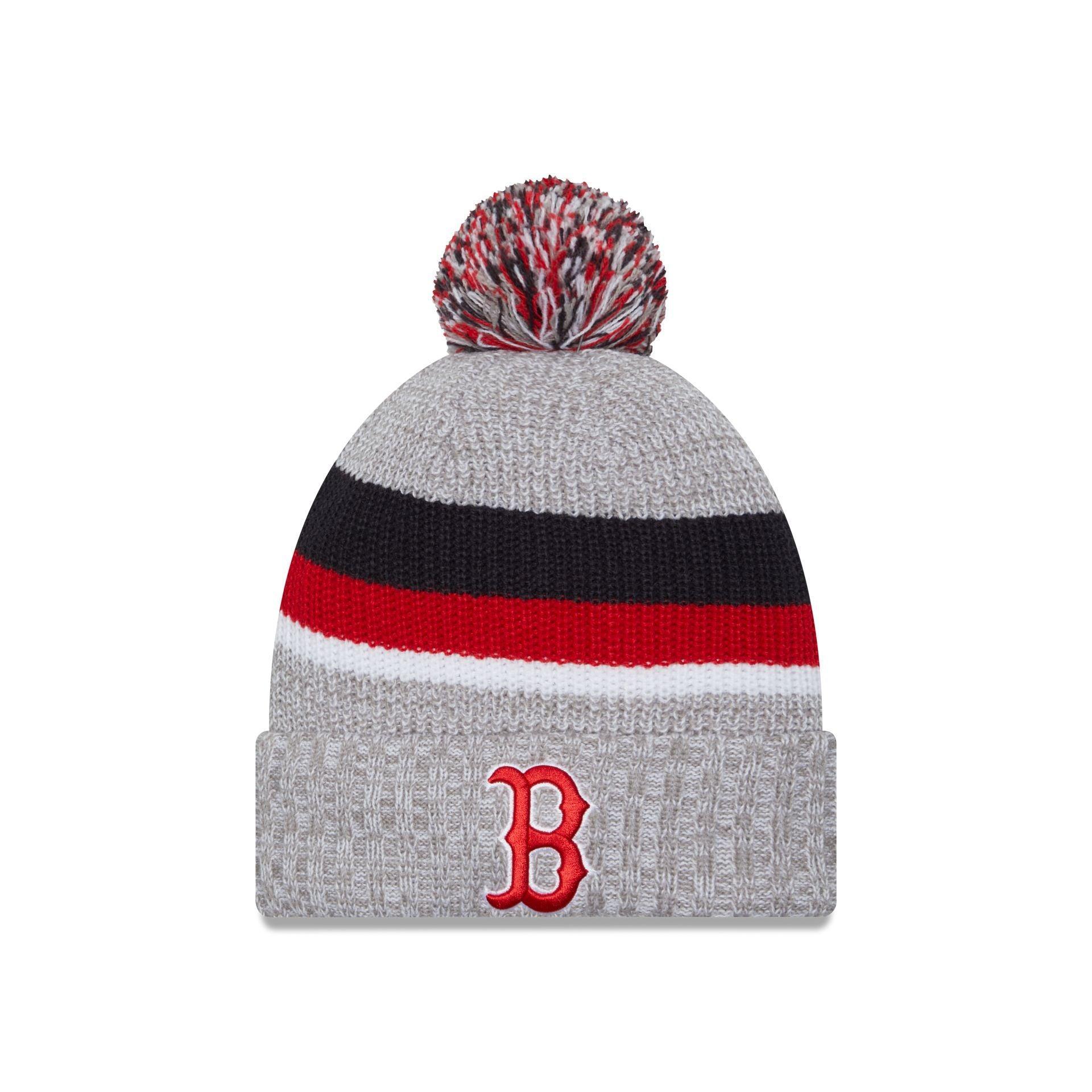 Boston Red Sox Lift Pass Pom Knit Hat Male Product Image