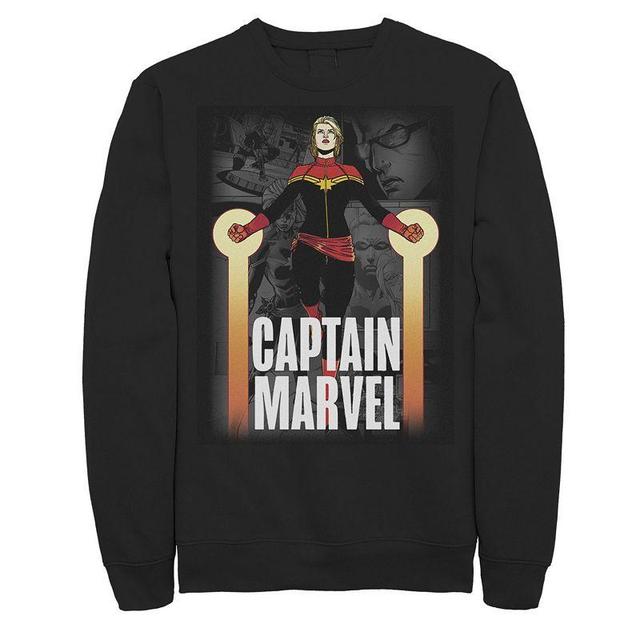 Mens Marvel Captain Marvel Shes Going To The Top Fleece Product Image