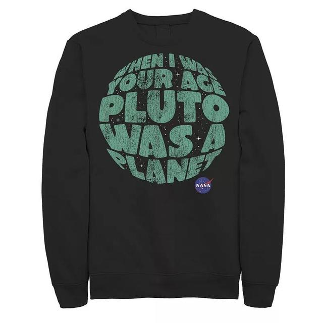 Mens NASA Pluto Was A Planet Fleece Product Image