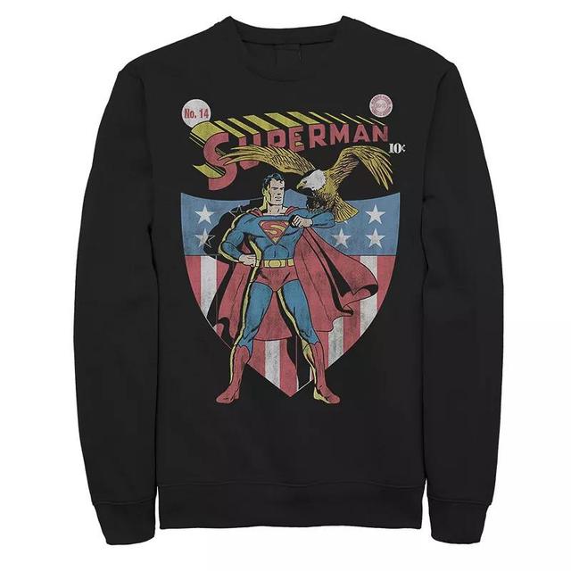 Mens DC Comics Superman Vintage Crest Sweatshirt Product Image