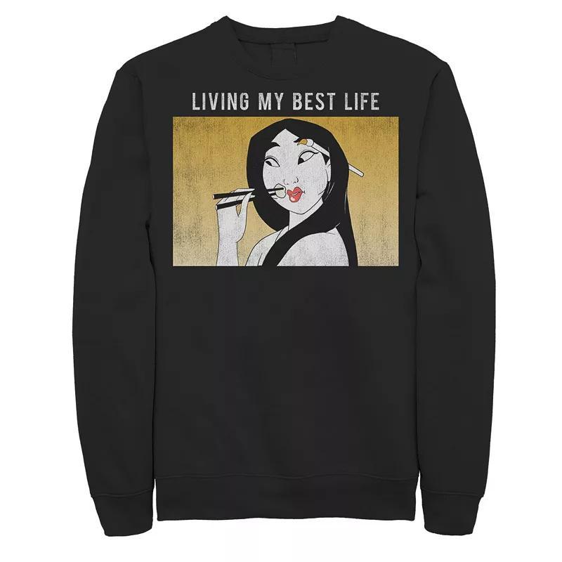 Disneys Mulan Mens Living My Best Life Sweatshirt Product Image