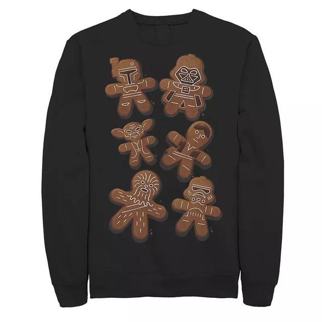 Mens Star Wars Christmas Ginger Bread Wars Sweatshirt Blue Product Image