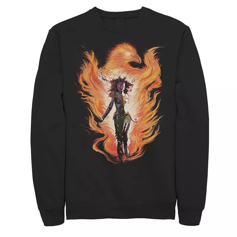 Mens Marvel X-Men Rise Of The Dark Phoenix Flames Fleece Product Image