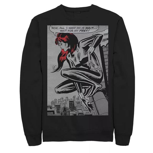 Mens Marvel Widow Classic Retro Panel Art Sweatshirt Product Image