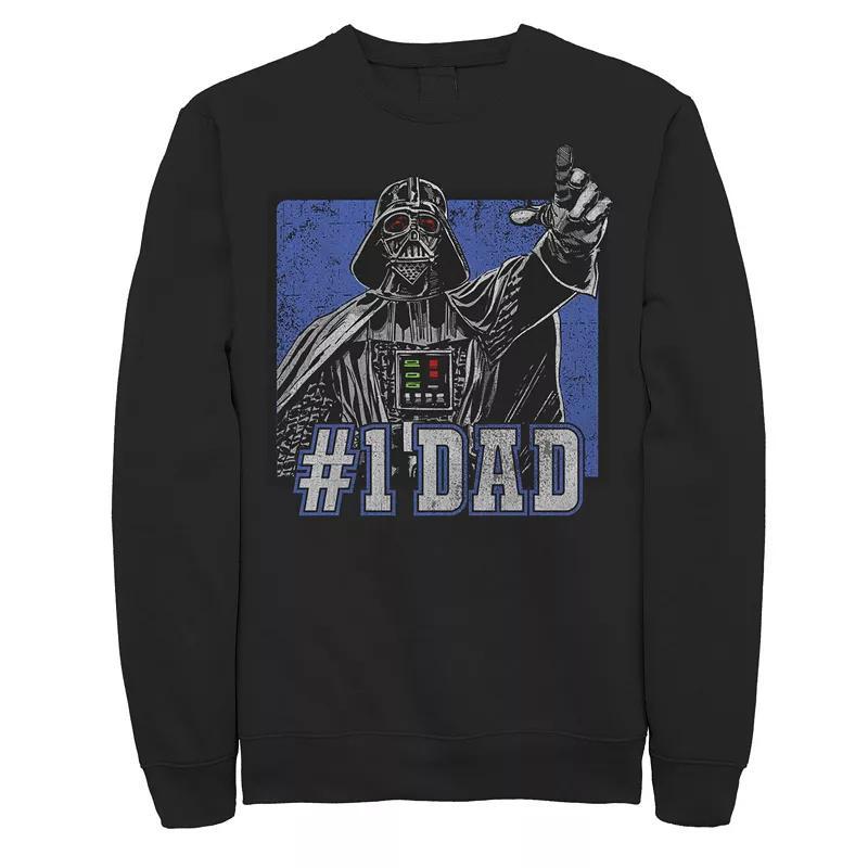 Mens Star Wars Darth Vader Number One Father Sweatshirt Product Image