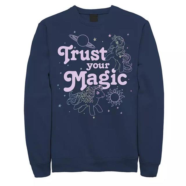 Mens My Little Pony Trust Your Magic Sweatshirt Blue Product Image