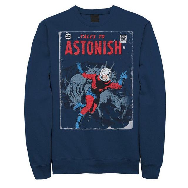 Mens Marvel Ant-Man Tales To Astonish Vintage Comic Cover Sweatshirt Blue Product Image