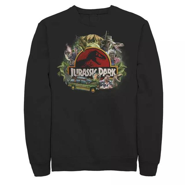 Mens Jurassic Park Floral Logo Sweatshirt Product Image