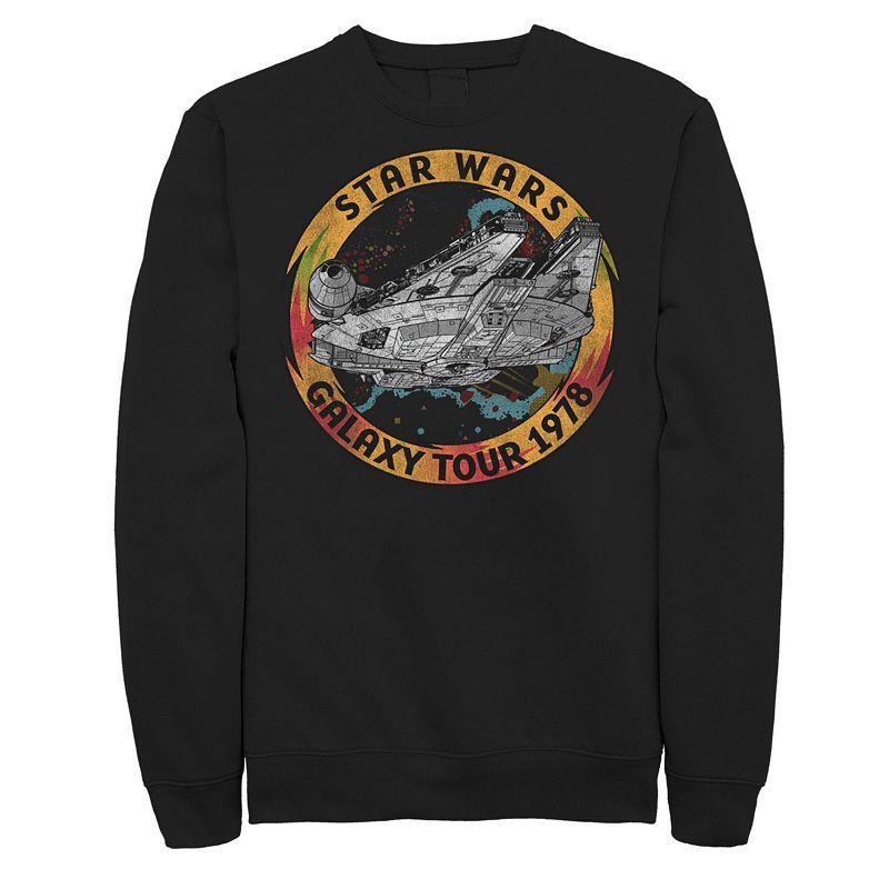 Mens Star Wars The Rise of Skywalker Vintage Galaxy Tour Sweatshirt Product Image