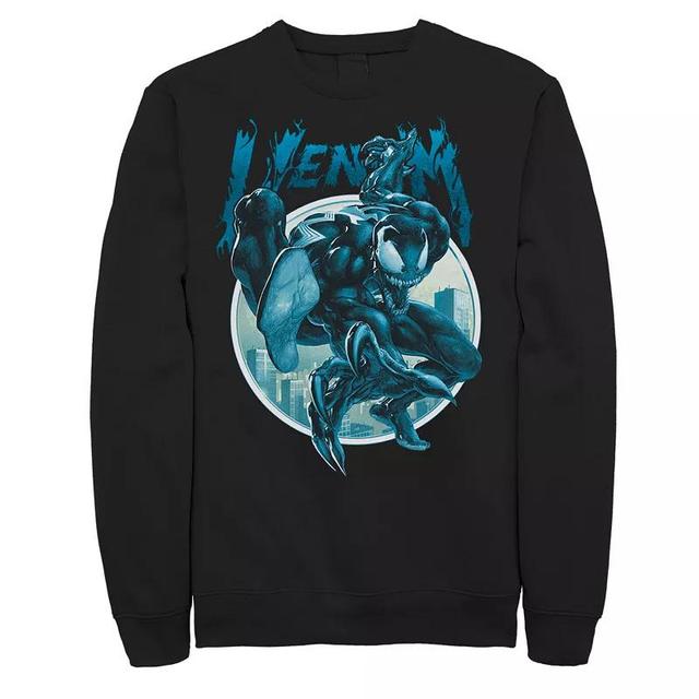 Mens Marvel Venom Deep Blue Circle Logo Sweatshirt Product Image