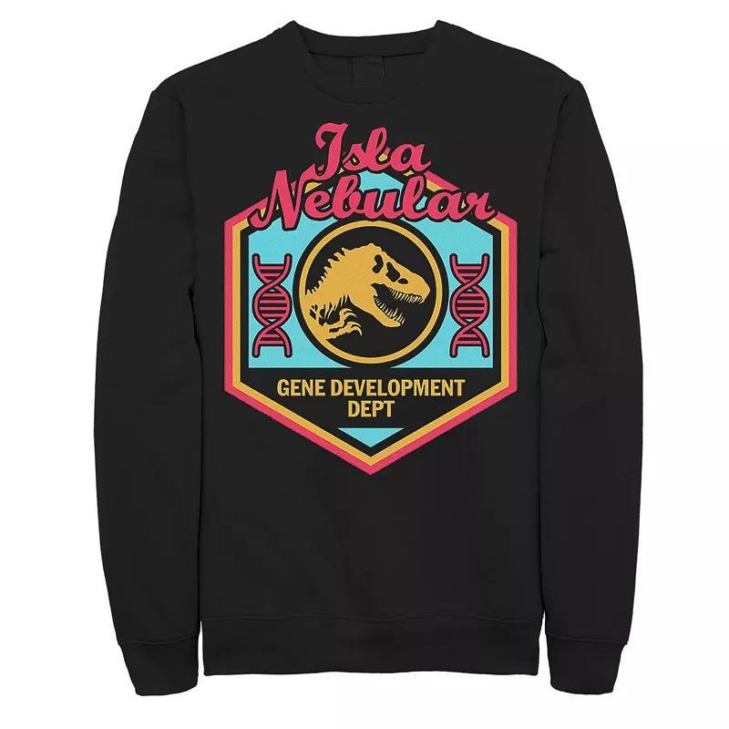 Mens Jurassic World Isla Nebular Gene Dept. Badge Sweatshirt Product Image