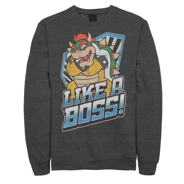 Mens Bowser Sweatshirt Dark Grey Product Image