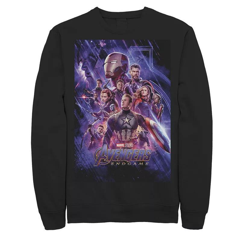 Mens Marvel Spider-Man Spiderverse Sound Effects Graphic Fleece Pullover Product Image