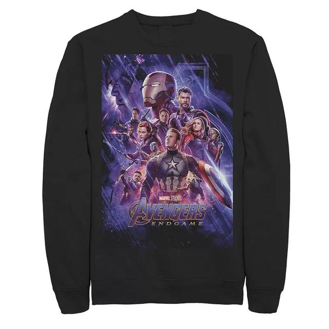 Mens Marvel Studios Avengers Endgame Space Group Shot Poster Sweatshirt Product Image