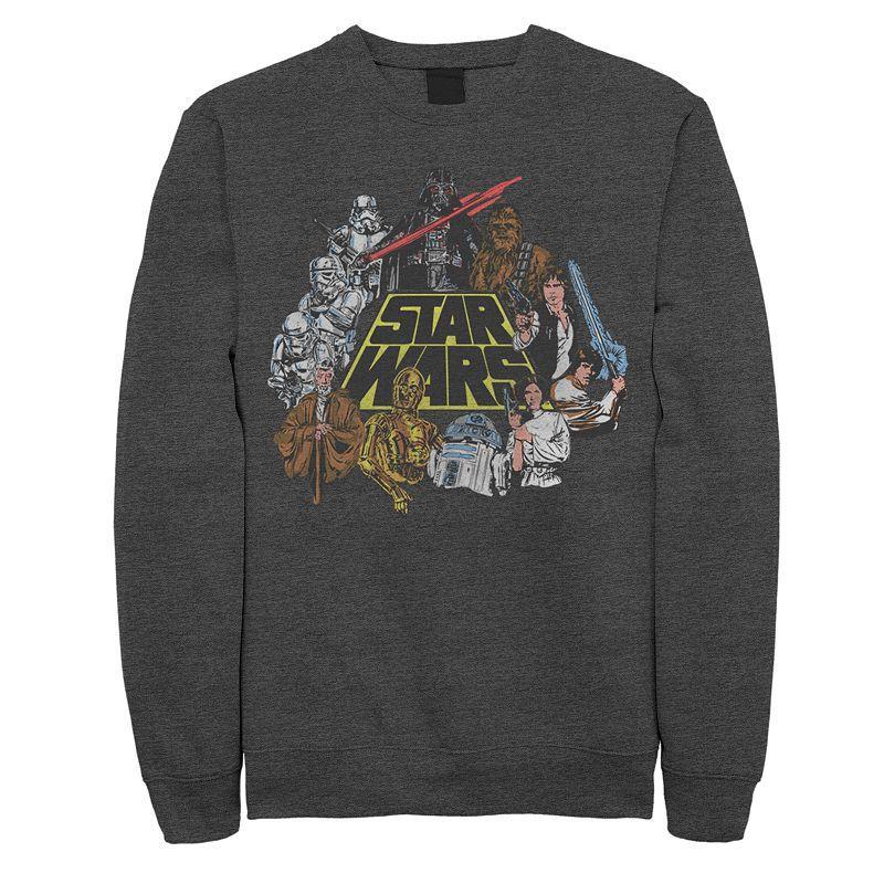 Mens Star Wars In Color Mens Tee Grey Heather Product Image