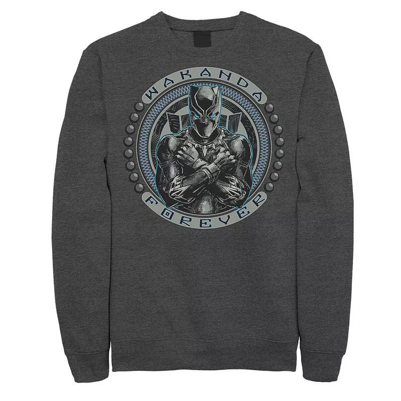 Mens Marvel Grunge Widow Sweatshirt Grey Heather Product Image