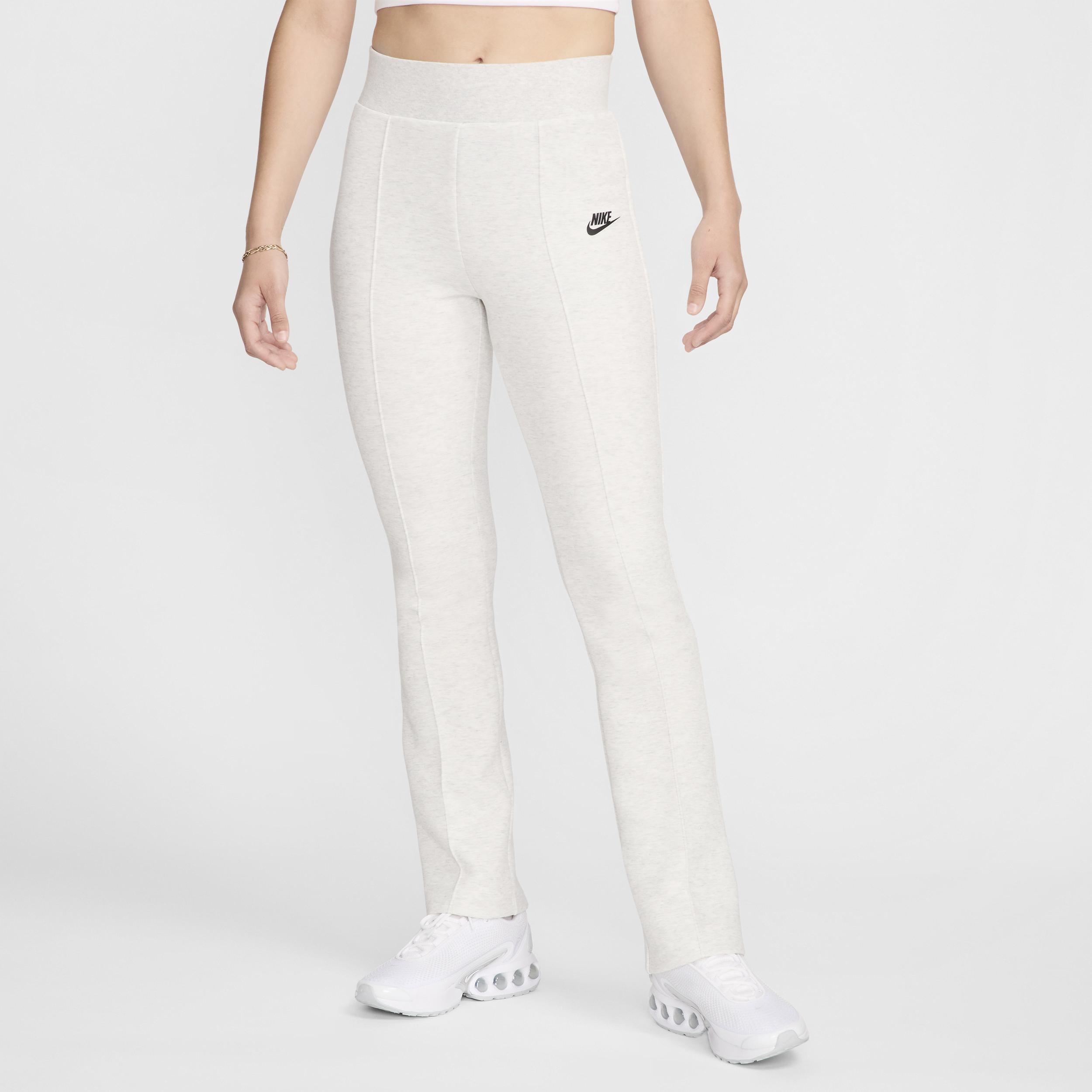 Nike Womens NSW Tech Fleece Essental Pants - Light Grey/Black/Heather Product Image