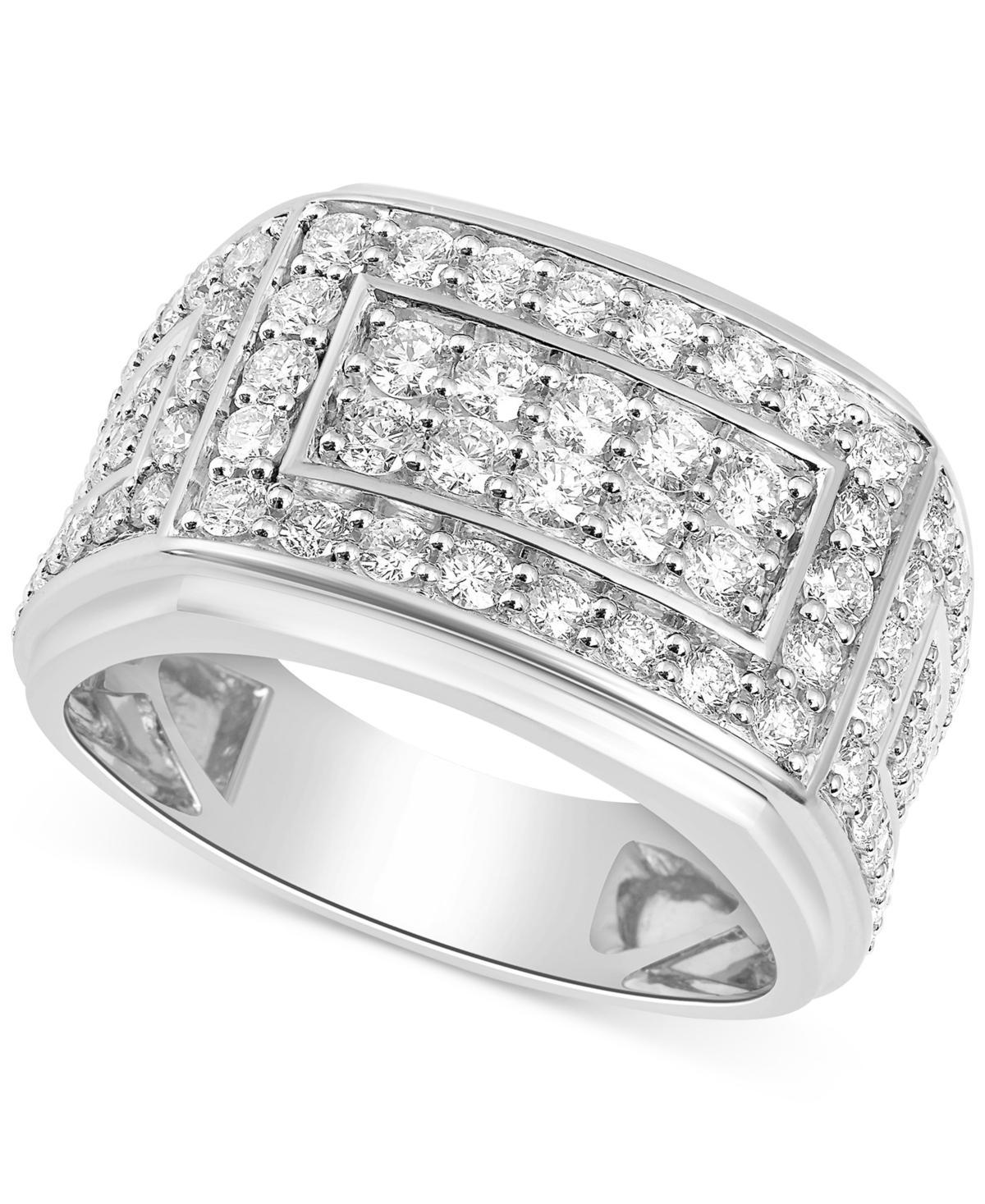 Mens Diamond Cluster Ring (2 ct. t.w.) in 10k Gold Product Image