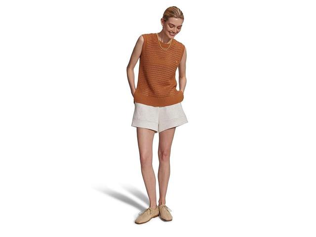 Varley Darin Longline Knit Tank (Almond) Women's Clothing Product Image