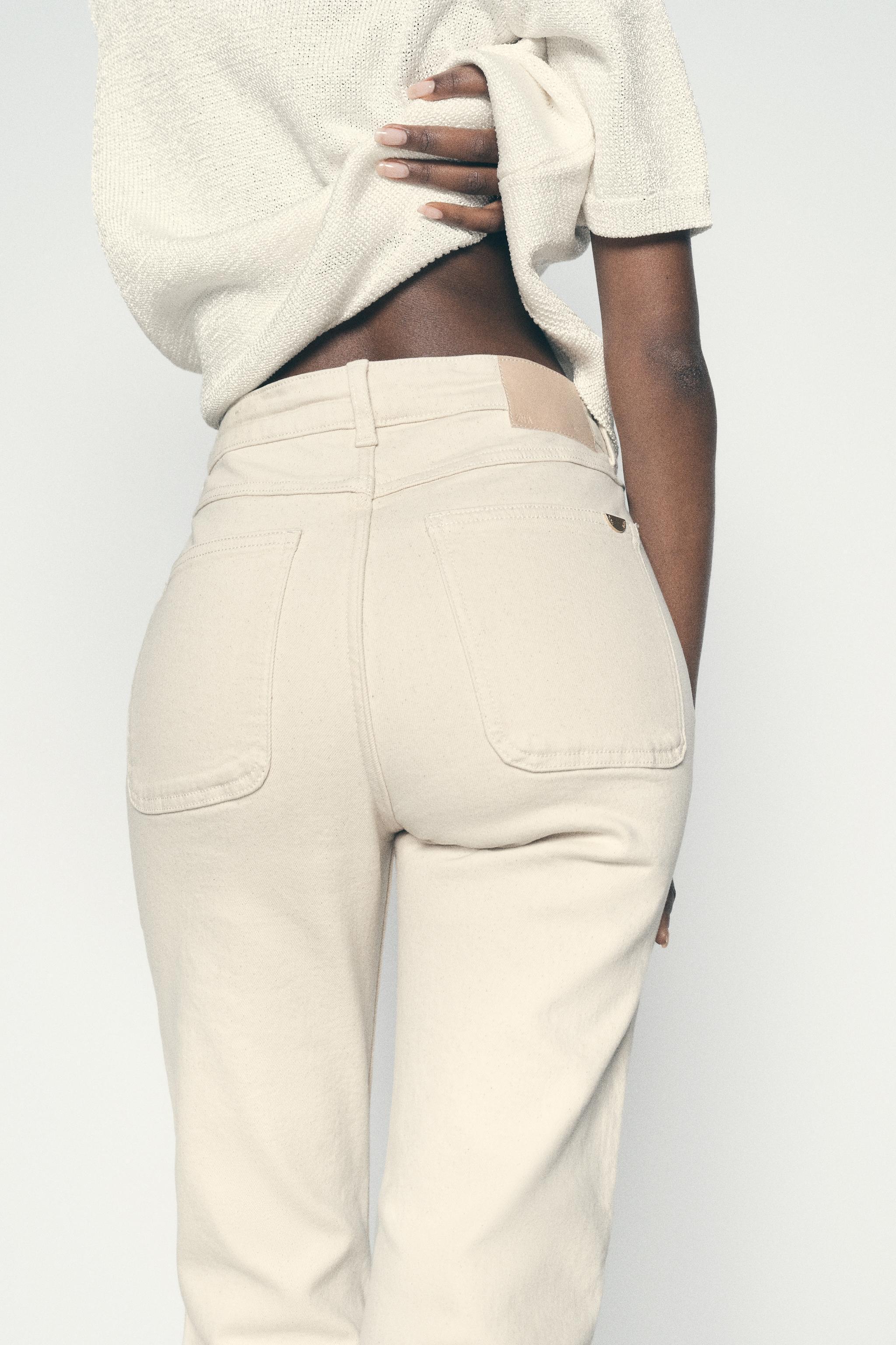 HIGH-WAISTED MINI FLARE JEANS Z1975 Product Image