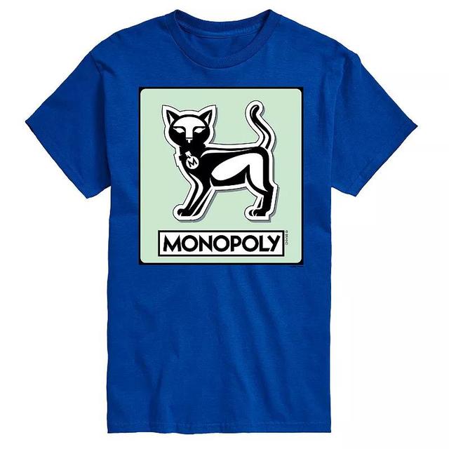 Big & Tall Monopoly Cat Game Token Graphic Tee, Mens Product Image