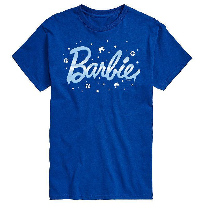 Big & Tall Barbie Icy Logo Graphic Tee, Mens Product Image